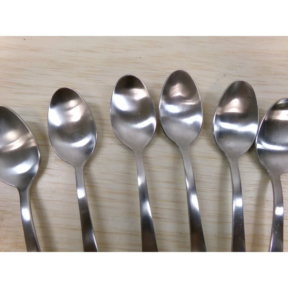 Zwilling J A Henckels Bellasera 18/10 Stainless Teaspoons Satin Lot of 6